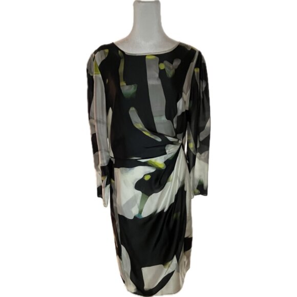 NWT - Armani Collezioni Silk Print Dress - Picture 1 of 4